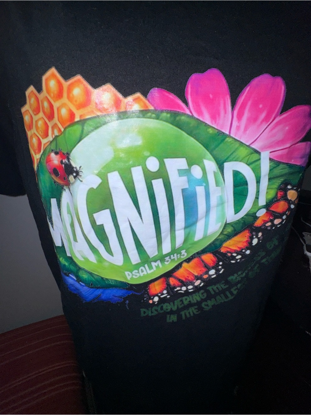 Magnified! Graphic Short Sleeve Tee - Black - Picture 2 of 8
